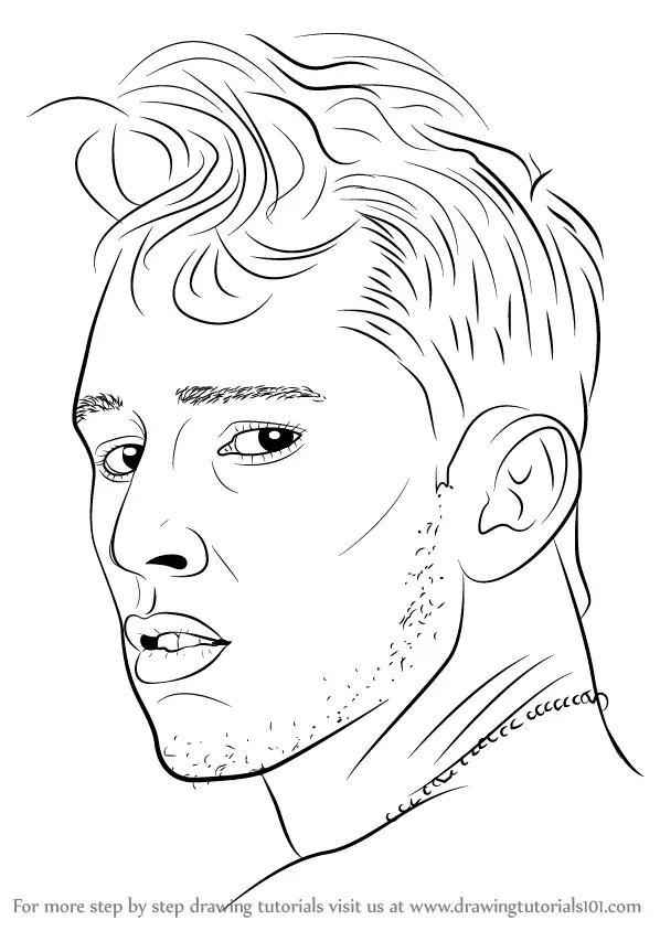 Machine Gun Kelly Coloring Pages Coloring Pages