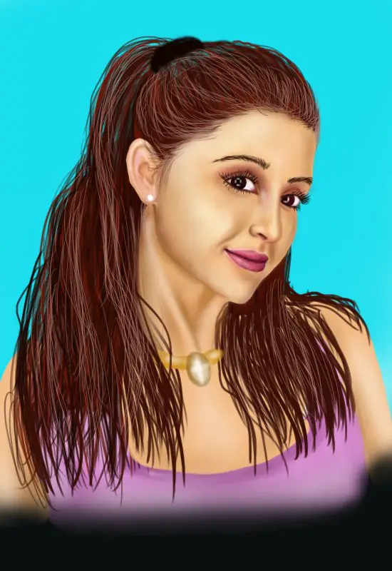 Ariana Grande Drawing Art - Drawing Skill