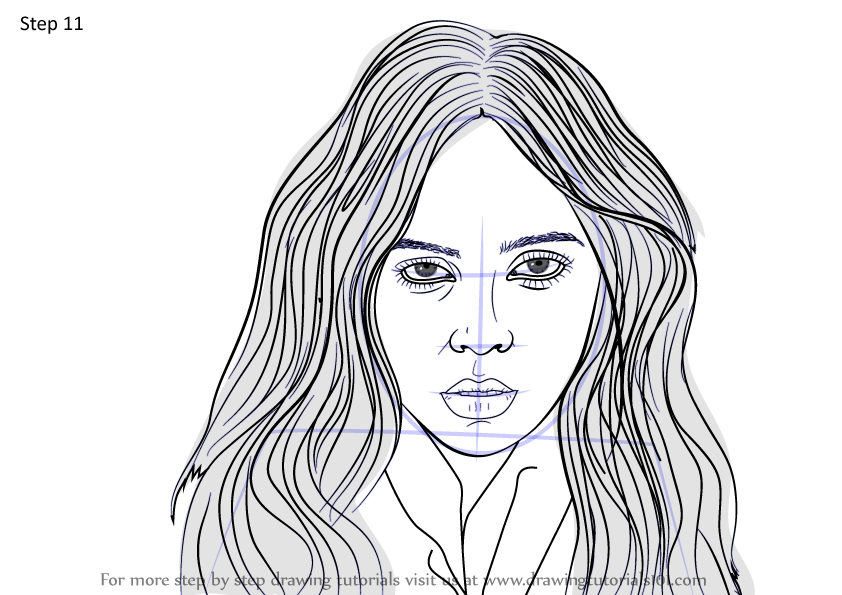 Get Inspired For Billie Eilish Drawing Tutorial | PictPicts