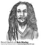 How to Draw Bob Marley