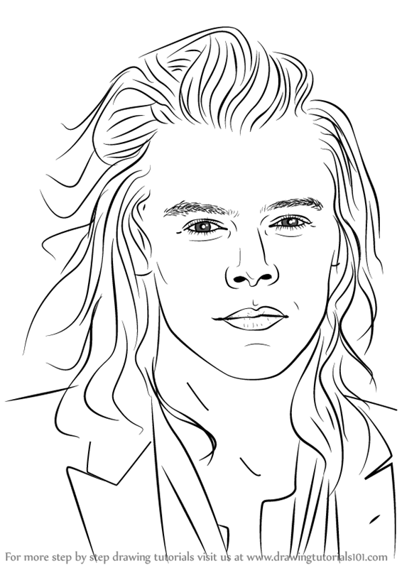 Harry Styles  Harry styles drawing One direction art Celebrity drawings