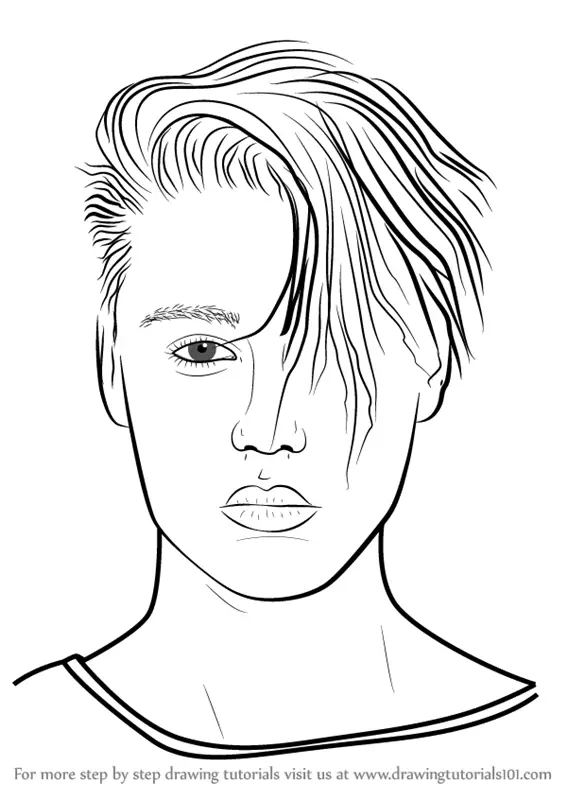 Justin Bieber Posing Coloring Page - NetArt | Justin bieber sketch, Disney  drawings sketches, People coloring pages