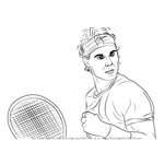 How to Draw Rafael Nadal