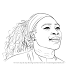 How to Draw Serena Williams