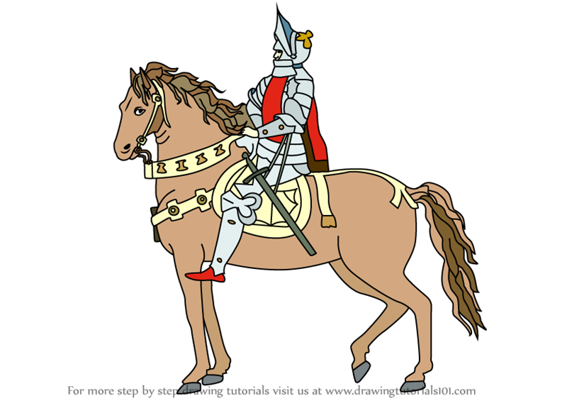 Single one line drawing medieval armed knight riding horse Historical  ancient military character Prince with spear and shield Ancient fighter  Continuous line design graphic vector illustration 10309325 Vector Art at  Vecteezy