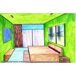 How to Draw One Point Perspective Bedroom