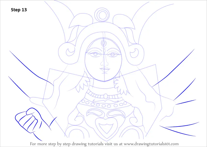 How to DRAW Durga Maa Face  म दरग  Durga Drawing  Maa Durga drawing   Durga Maa Drawing  Durga Maa DurgaMaa म दरग Durga Maa  DurgaMaa म दरग How