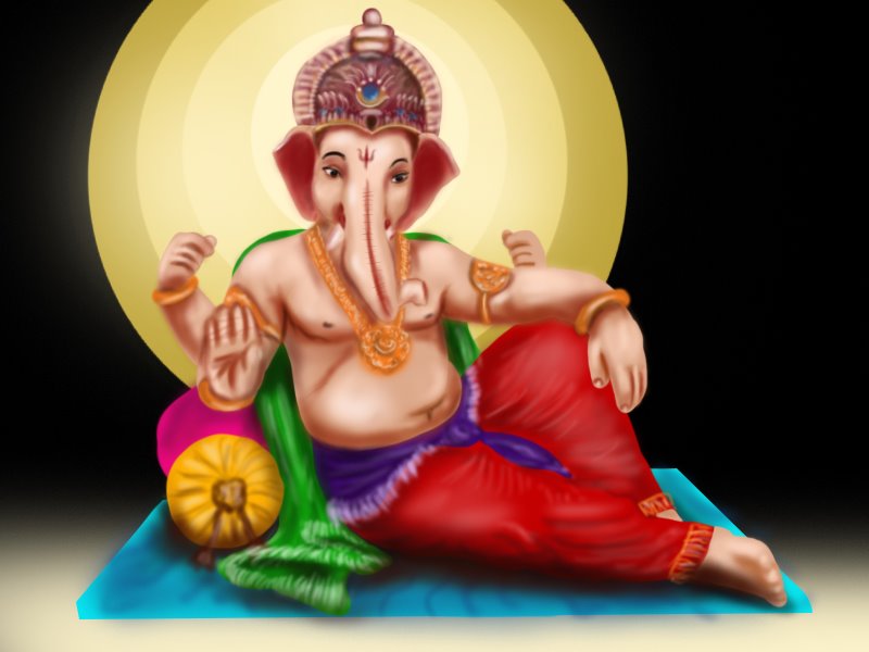 Featured image of post Simple Colour Ganesh Drawing