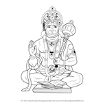 How to Draw Lord Hanuman