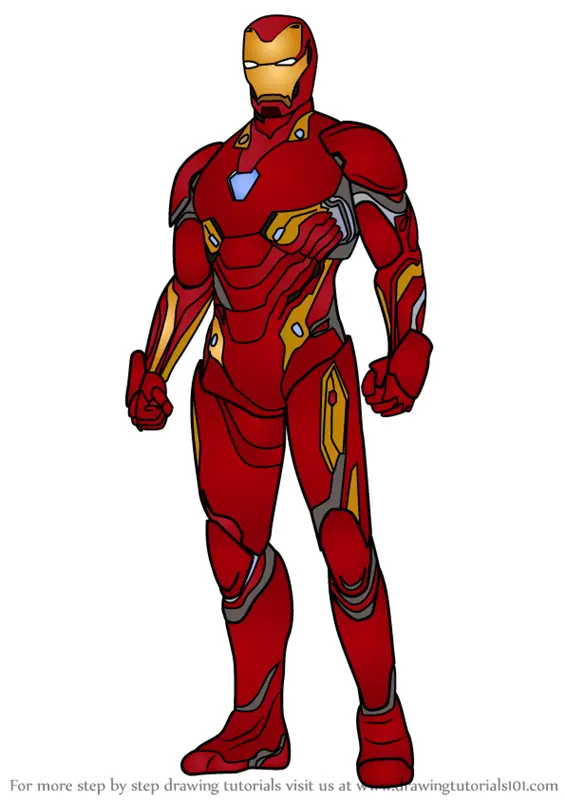 DisneyMagicMoments: Learn to Draw Iron Man at Home | Disney Parks Blog-anthinhphatland.vn