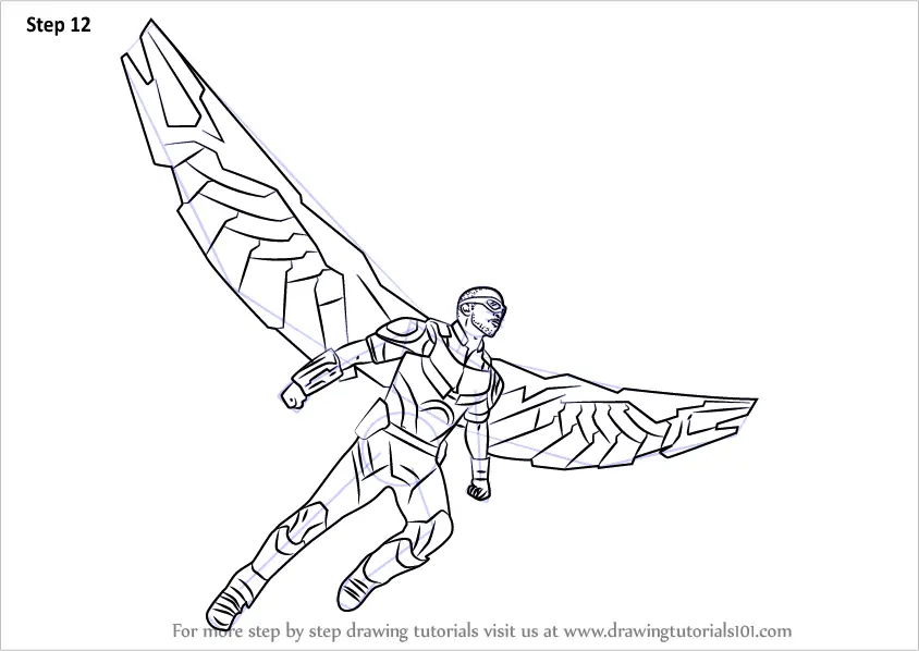 falcon superhero coloring pages - photo #28
