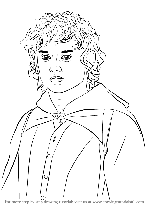 Learn How to Draw Frodo Baggins from Lord of the Rings (Lord of the