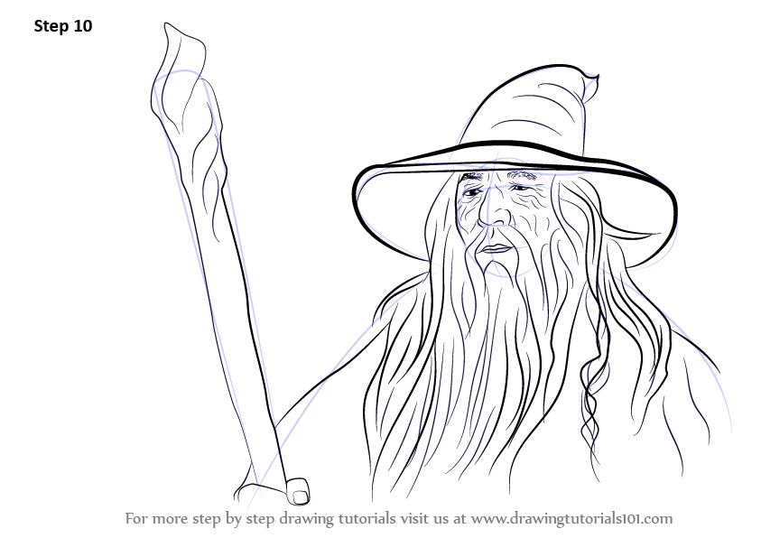 gandalf the gray coloring pages - photo #16