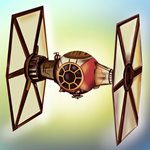 How to Draw TIE Fighter from Star Wars - The Force Awakens