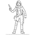 How to Draw Jyn Erso from Star Wars