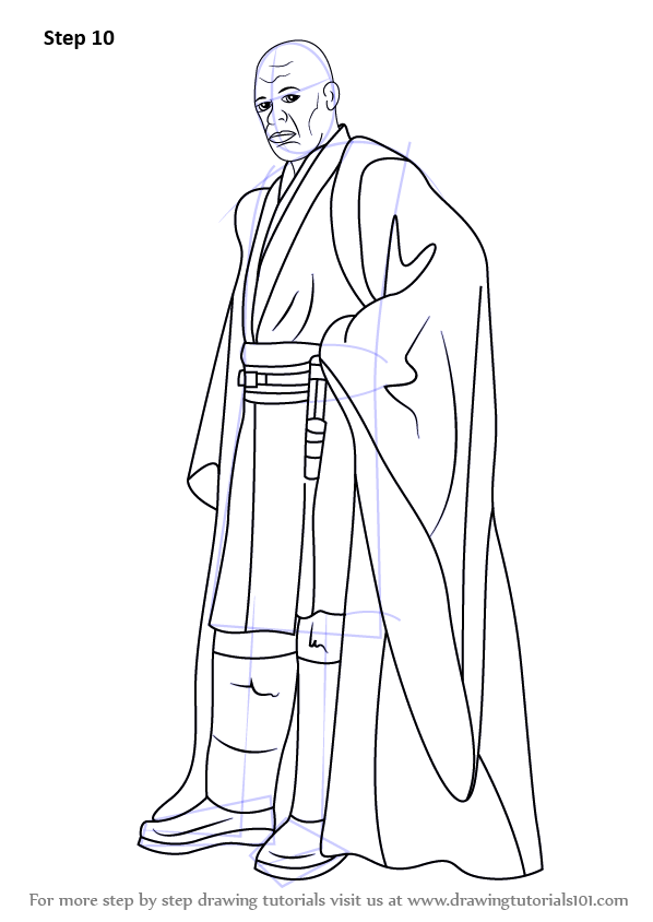 Learn How to Draw Mace Windu from Star Wars Star Wars 