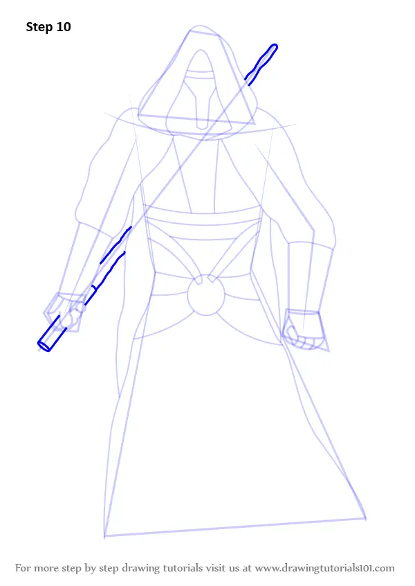 Learn How to Draw Revan from Star Wars (Star Wars) Step by Step