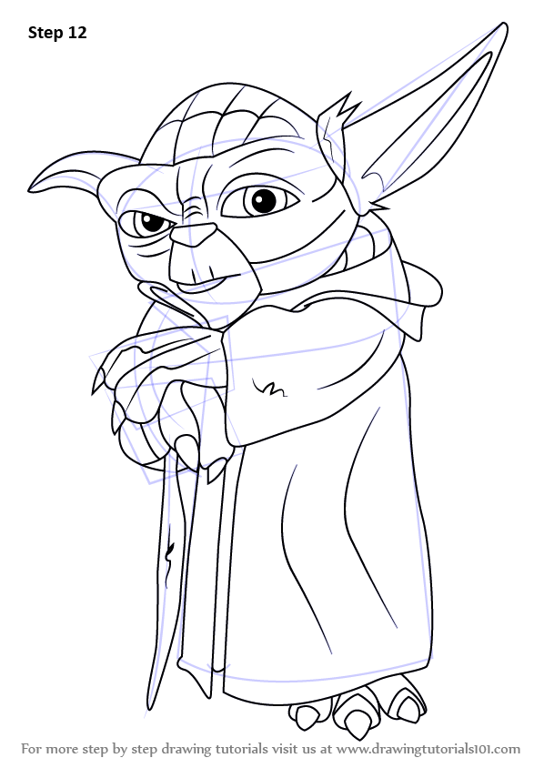 Learn How to Draw Yoda from Star Wars (Star Wars) Step by Step