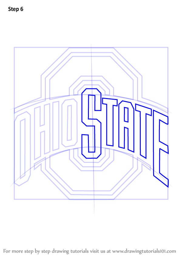 Learn How to Draw Ohio State Buckeyes Logo (Logos and Mascots) Step by