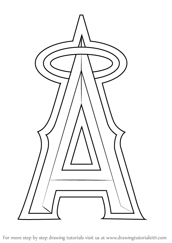 angel baseball logo