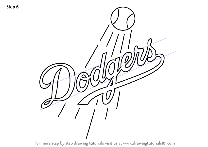 la dodgers baseball coloring pages - photo #12