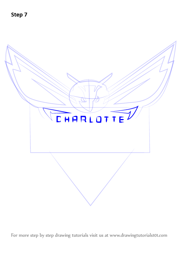 Learn How to Draw Charlotte Hornets Logo (NBA) Step by Step : Drawing
