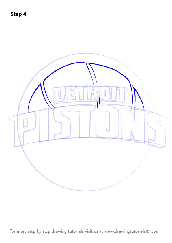 Learn How to Draw Detroit Pistons Logo (NBA) Step by Step ...