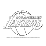 How to Draw Los Angeles Lakers Logo