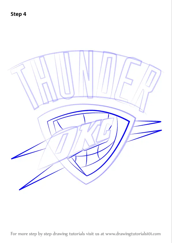 okc thunder logo coloring pages - photo #6