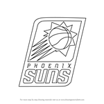 How to Draw Phoenix Suns Logo