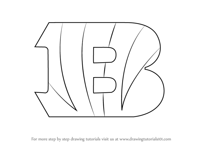 Learn How to Draw Cincinnati Bengals Logo (NFL) Step by Step : Drawing