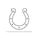 How to Draw Indianapolis Colts Logo