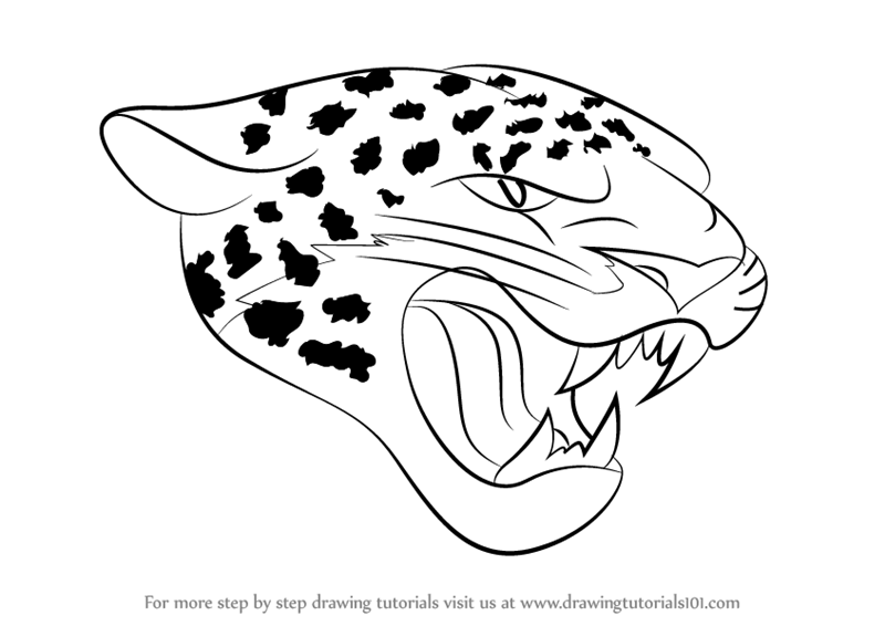 Step by Step How to Draw Jacksonville Jaguars Logo ...