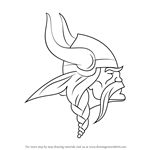 How to Draw Minnesota Vikings Logo