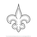 How to Draw New Orleans Saints Logo