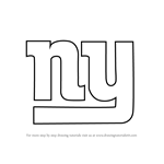 How to Draw New York Giants Logo