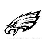 Learn How to Draw Philadelphia Eagles Logo (NFL) Step by Step : Drawing