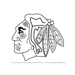 How to Draw Chicago Blackhawks Logo