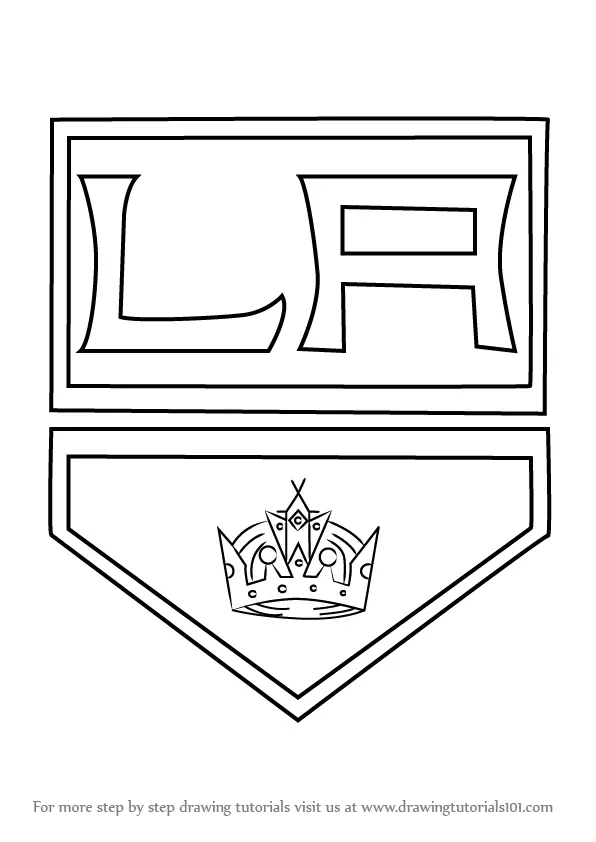 la kings hockey coloring pages - photo #4