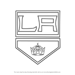 How to Draw Los Angeles Kings Logo