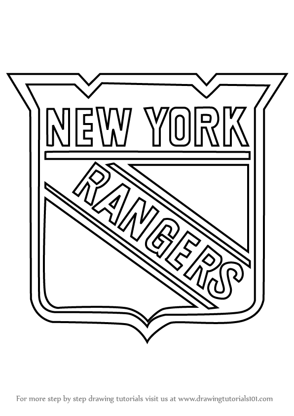 Coloring Pages Rangers Hockey 4