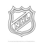 How to Draw NHL Logo