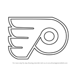 How to Draw Philadelphia Flyers Logo