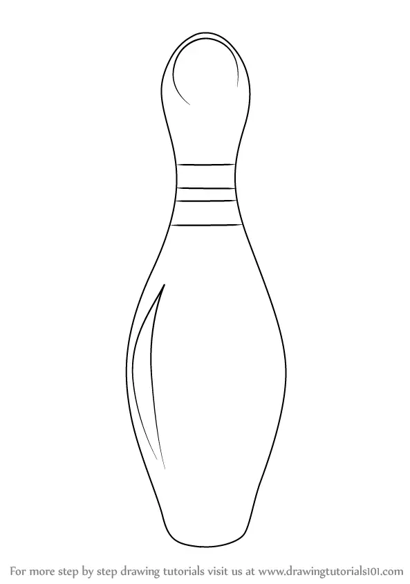 Learn How To Draw A Bowling Pin Other Sports Step By Step - bowling pin roblox