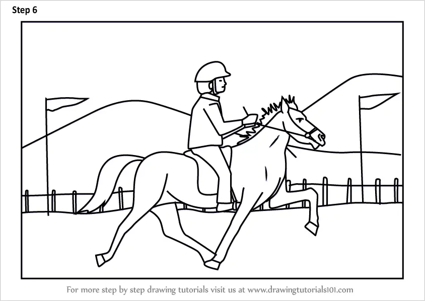 How to Draw a Horse Rider