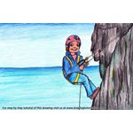 How to Draw a Rock Climber
