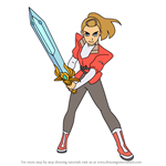 How to Draw Adora from She-Ra and the Princesses of Power