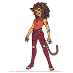 How to Draw Catra from She-Ra and the Princesses of Power