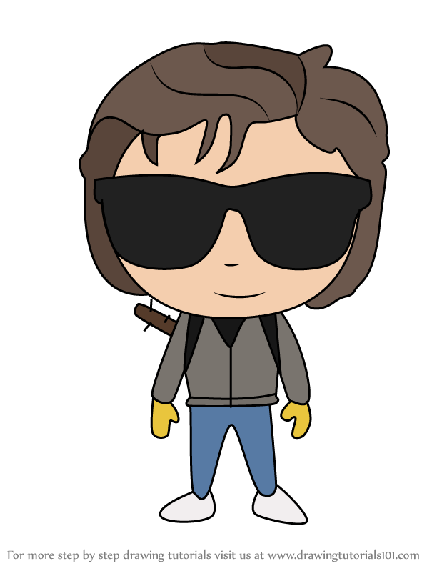 How to Draw Steve Harrington Stranger Things (Stranger Things) Step by Step  | DrawingTutorials101.com