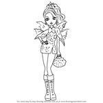 How to Draw Faybelle Thorn from Ever After High